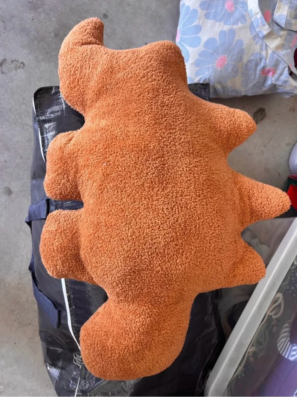 Kids Plush Stegosaurus dino nugget pillow